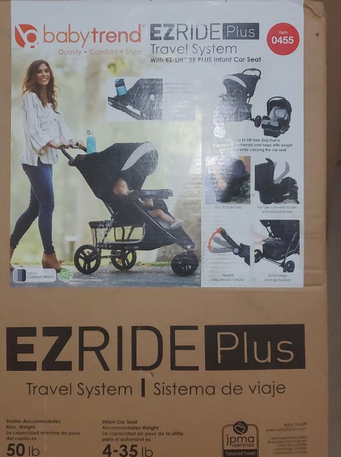 EZ Ride PLUS Baby Stroller Travel System 
