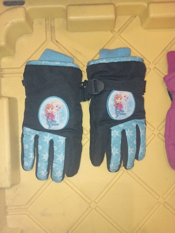 Snow Gloves M Size For Girls