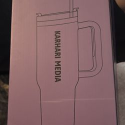 Karhari Media Era 40oz Tumbler with Handle and Straw