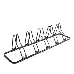 5 Bicycles Floor Parking Rack Stand MTB Road Bike Indoor Garage Storage