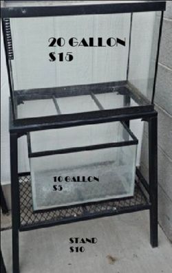 Fish tanks and stands
