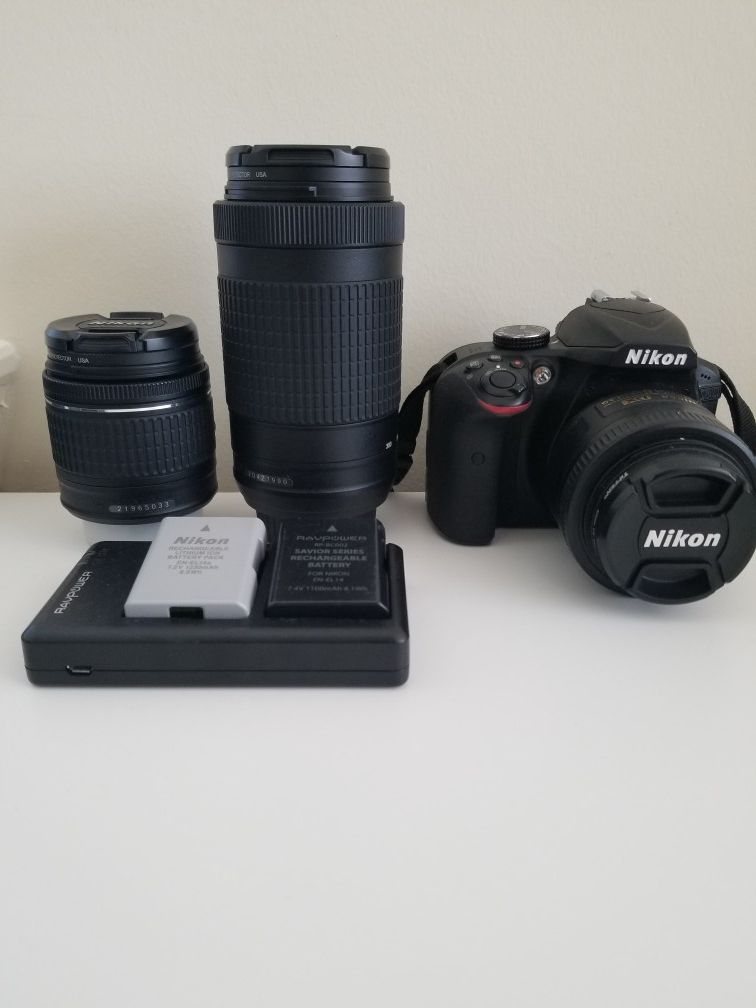 Nikon d3400 with extras