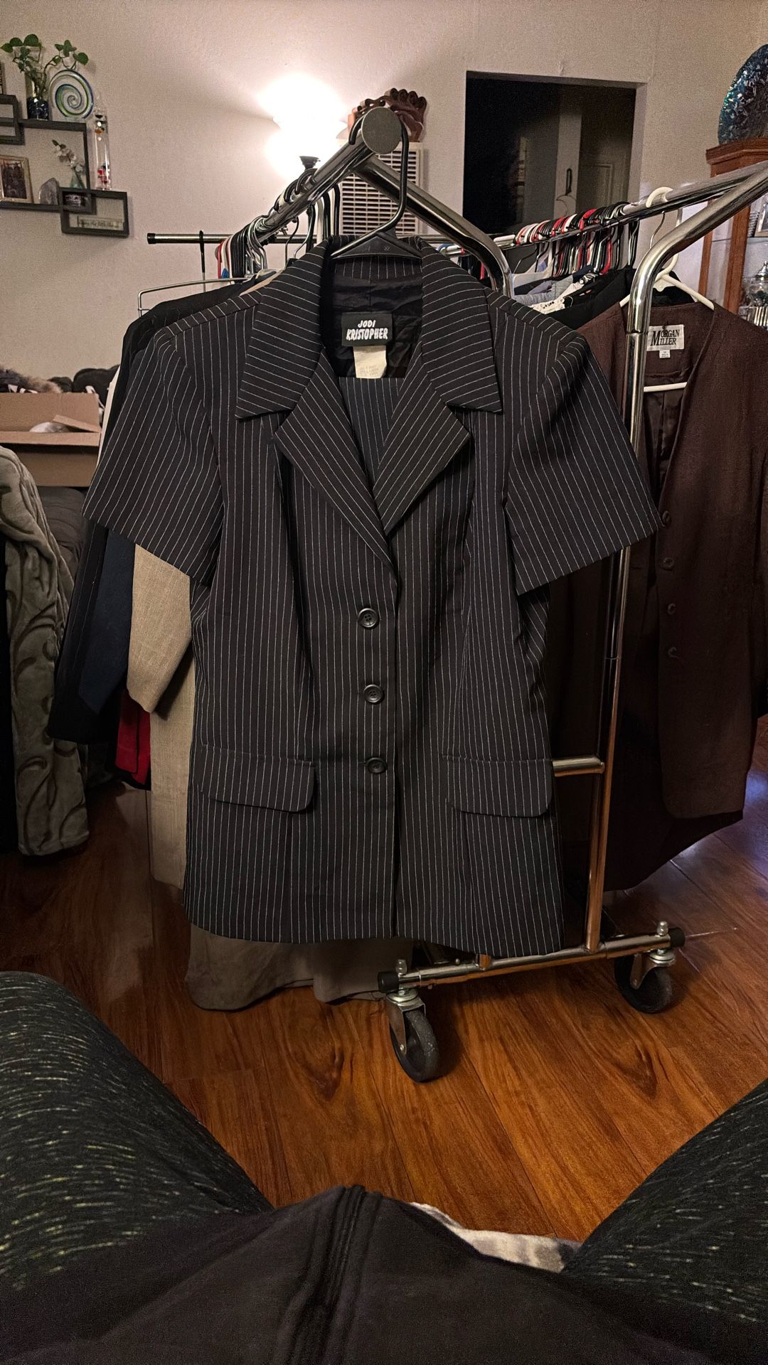 Pinstripe Suit