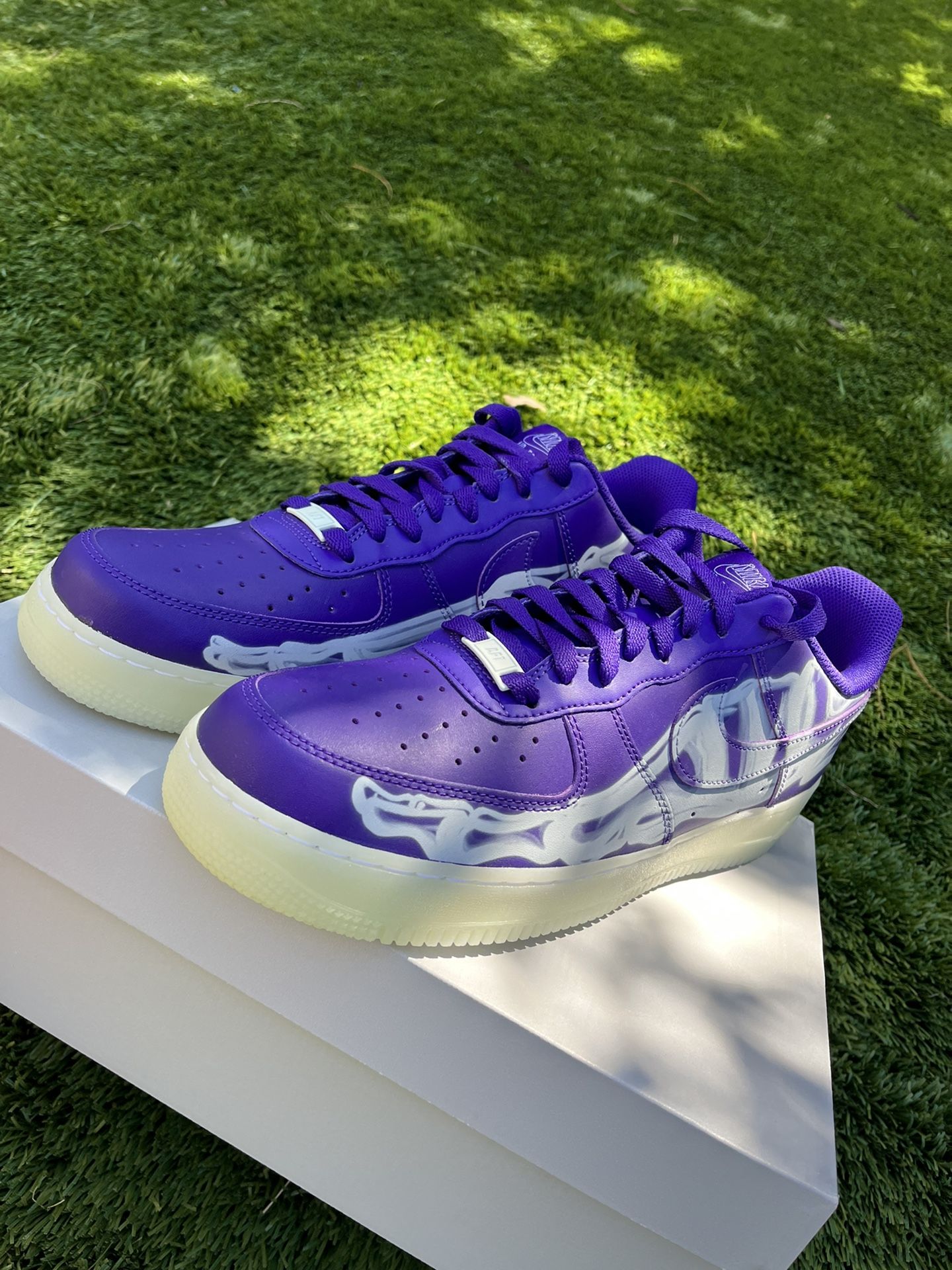 Nike Air Force Low “Purple Skeleton”
