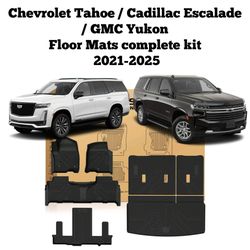Floor Mats for Chevrolet Tahoe / Cadillac Escalade / GMC Yukon 2021-2025