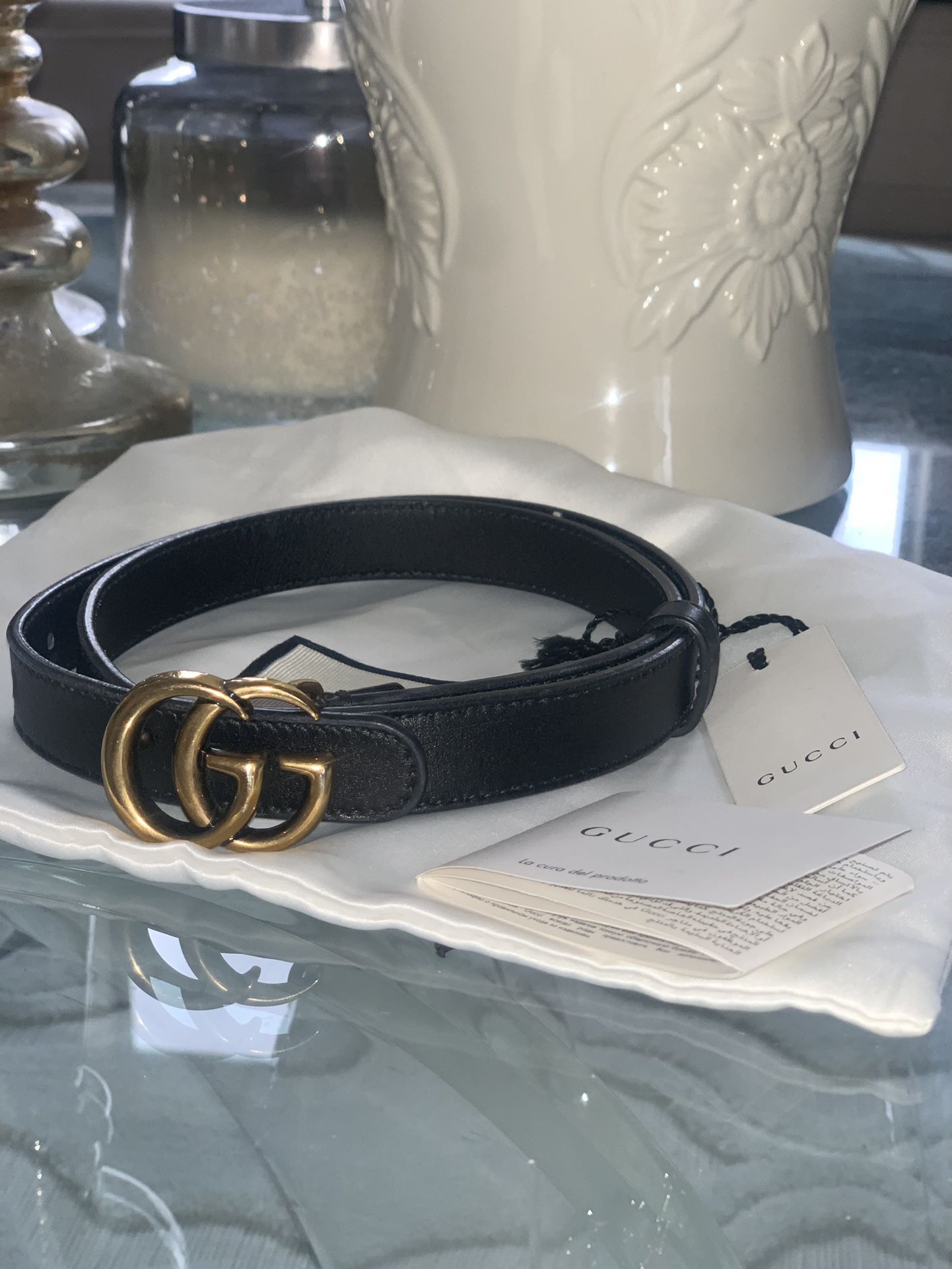 New Gucci Belt With Tags And Receipt 