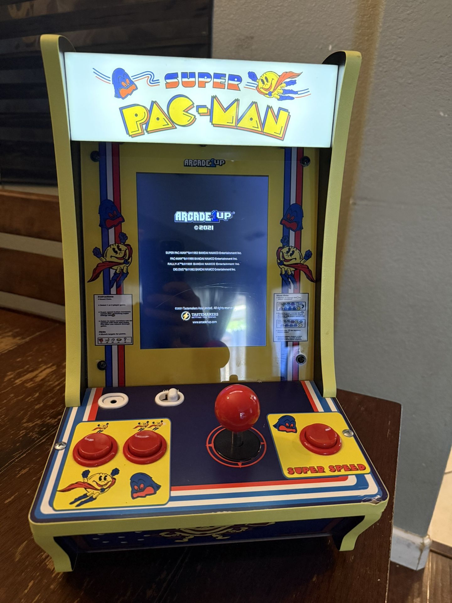 Super Pac Man 1up Arcade