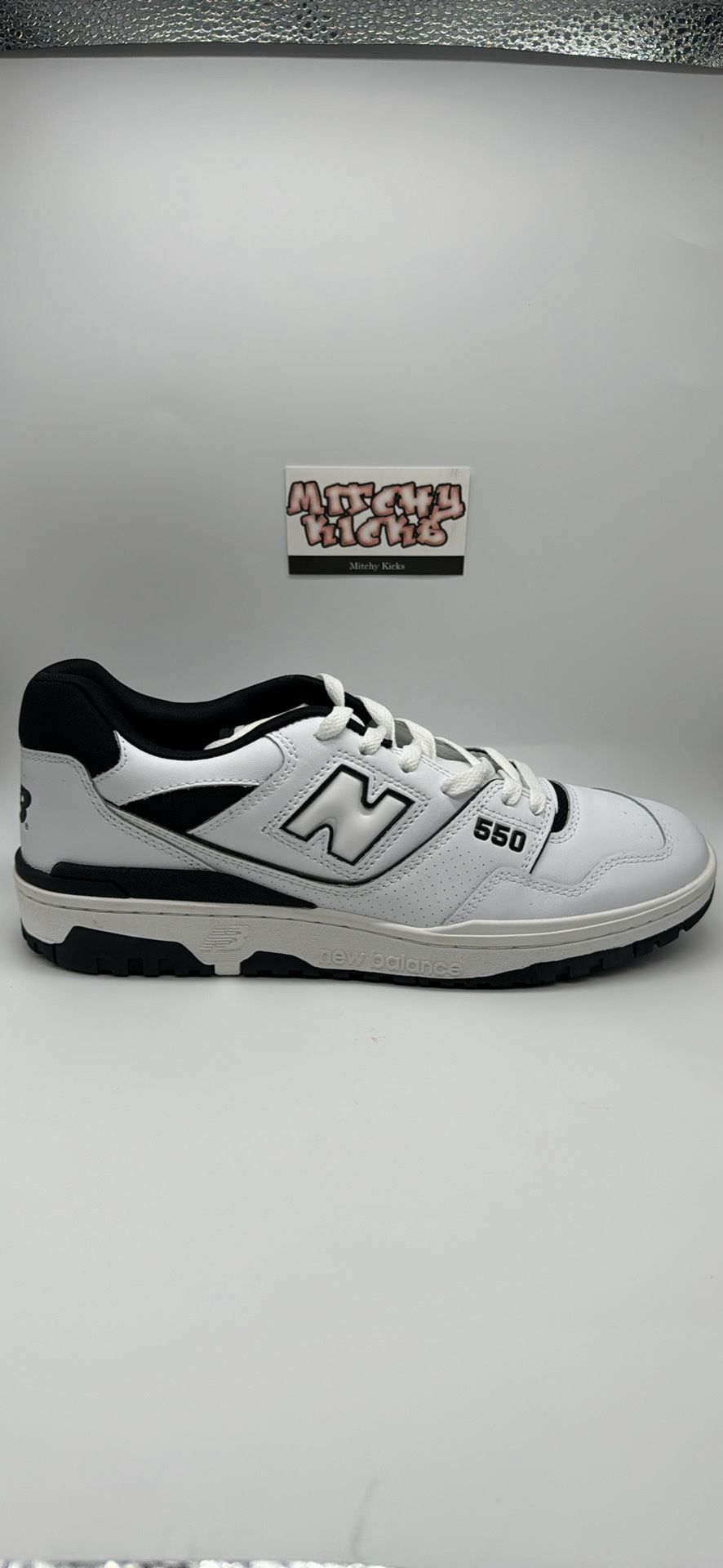 New Balance 550 White Black Sz. 11.5