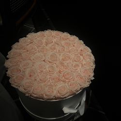 Venus et fleur -LARGE ROUND  ROSE- foever flowers