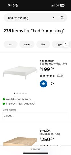 King Bed Frame