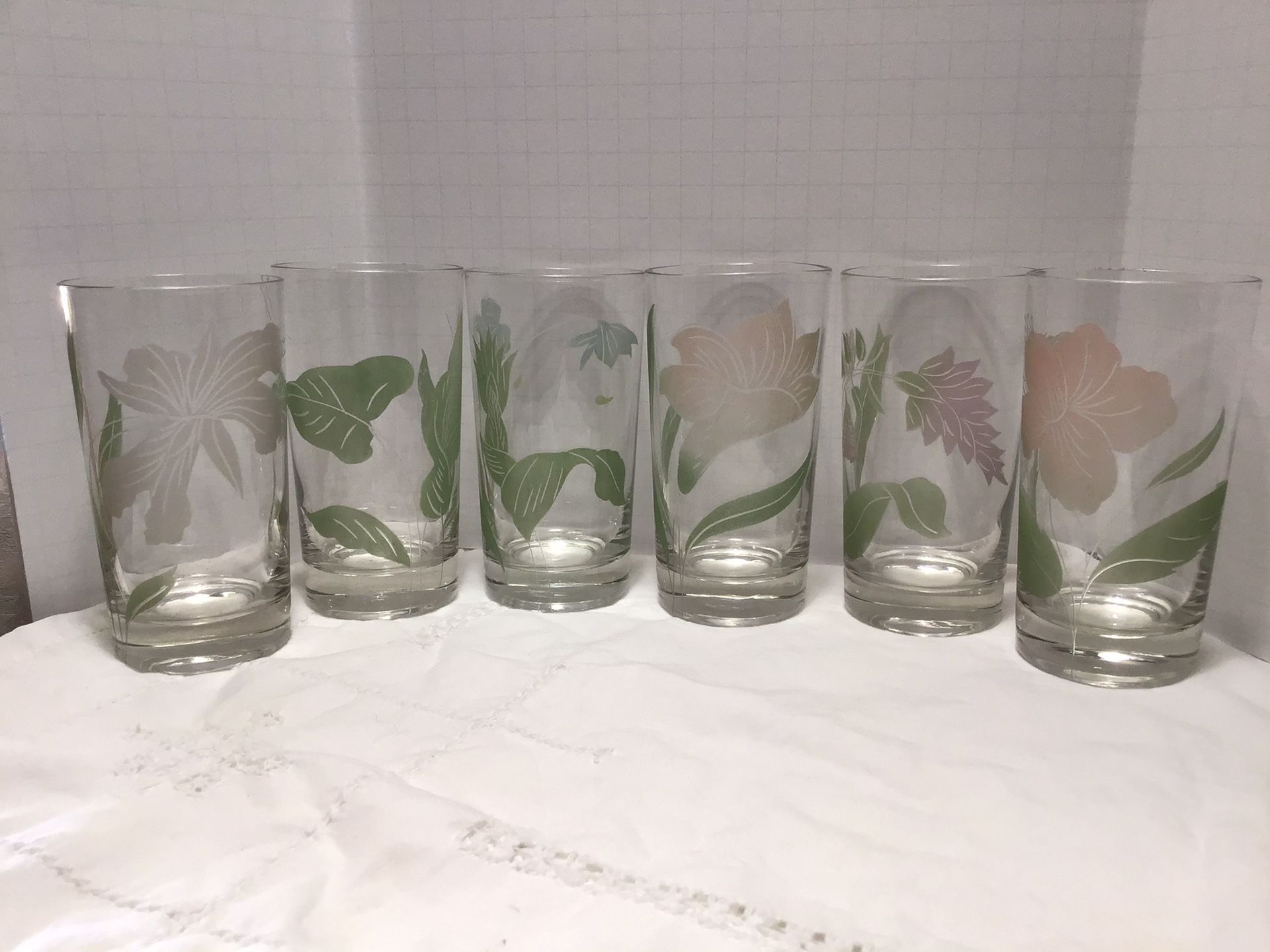 1960s Federal Glass Drinking Glasses