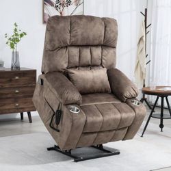 Oversized Lift Chair Lay Flat Recliner, Large Power Lift Chair for Elderly, Extr