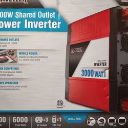 Traveller  3,000 watt  shared digital power inverter