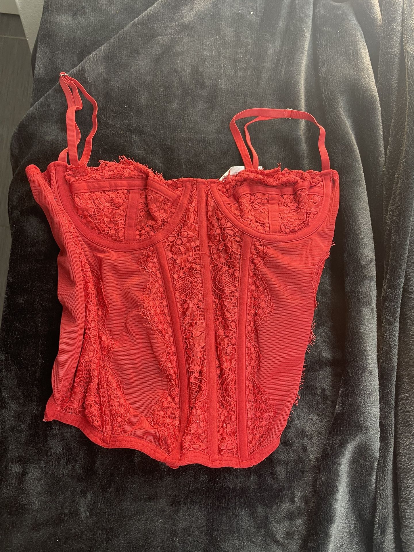 Red Lace Corset