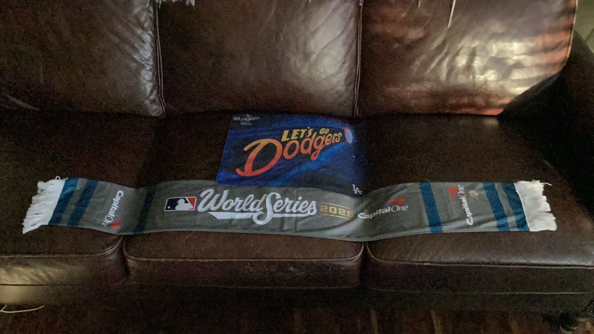 2025 Dodgers World Series Game Rally Towel & Scarf