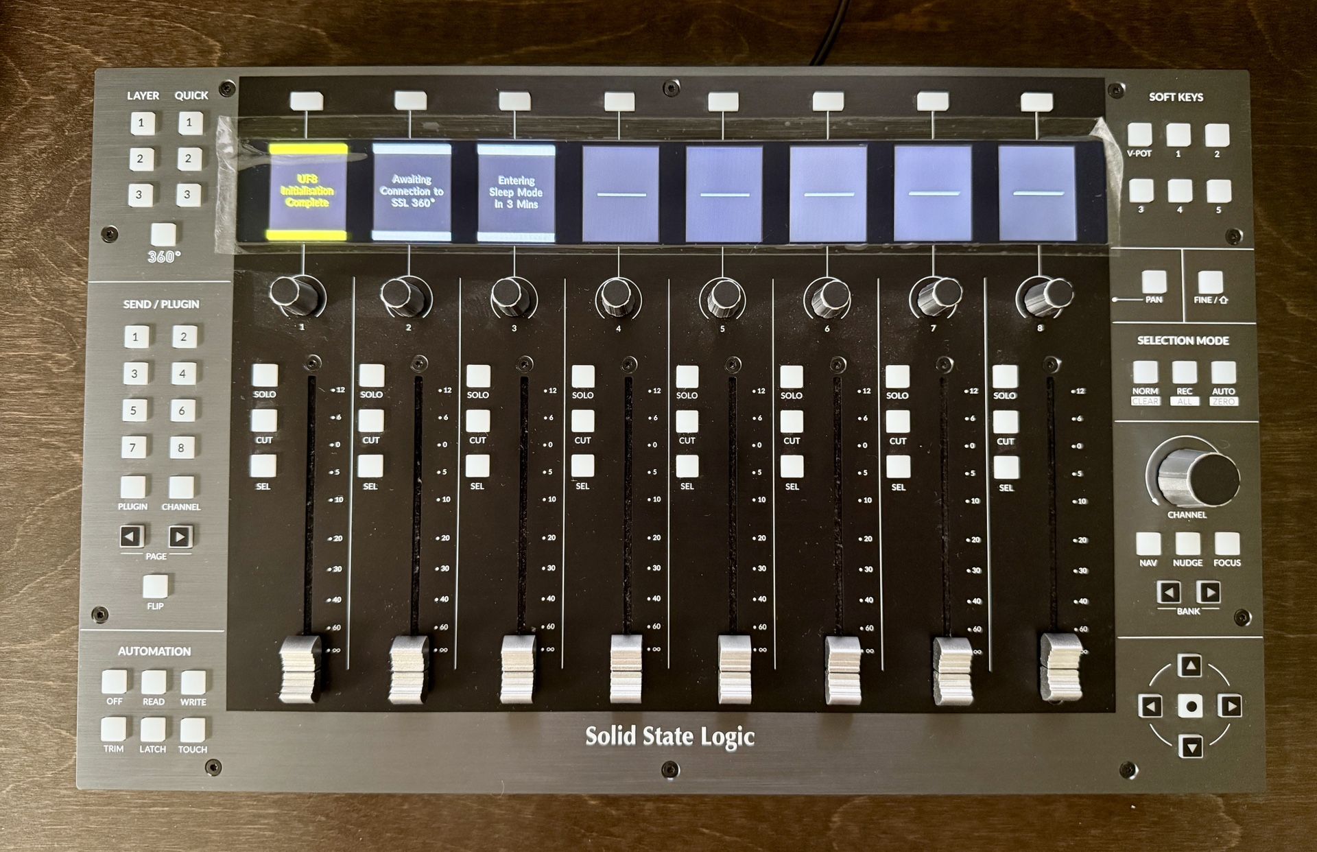 Solid State Logic UF8 Advanced DAW Controller.