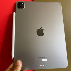 128GB Apple IPad Pro 11” 4th Generation (2022 Model / M2 chip ) with Keyboard, pen & Accessories (256gb /512GB) 