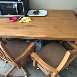 Oak Kitchen Table $150 Or Best Offer 