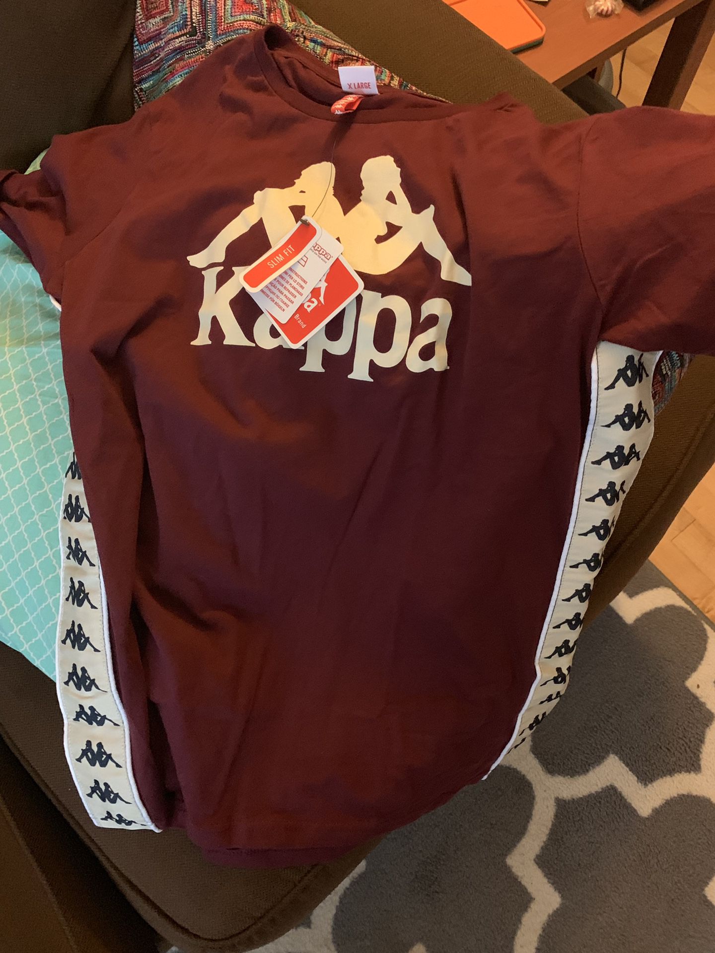 Kappa T Shirt. Size XL Slim FIt