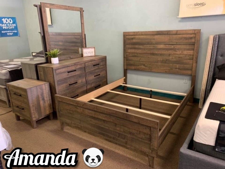 Queen 4 piece bedroom set