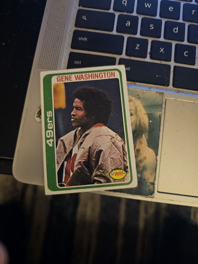Gene Washington 1978 Topps Football Card