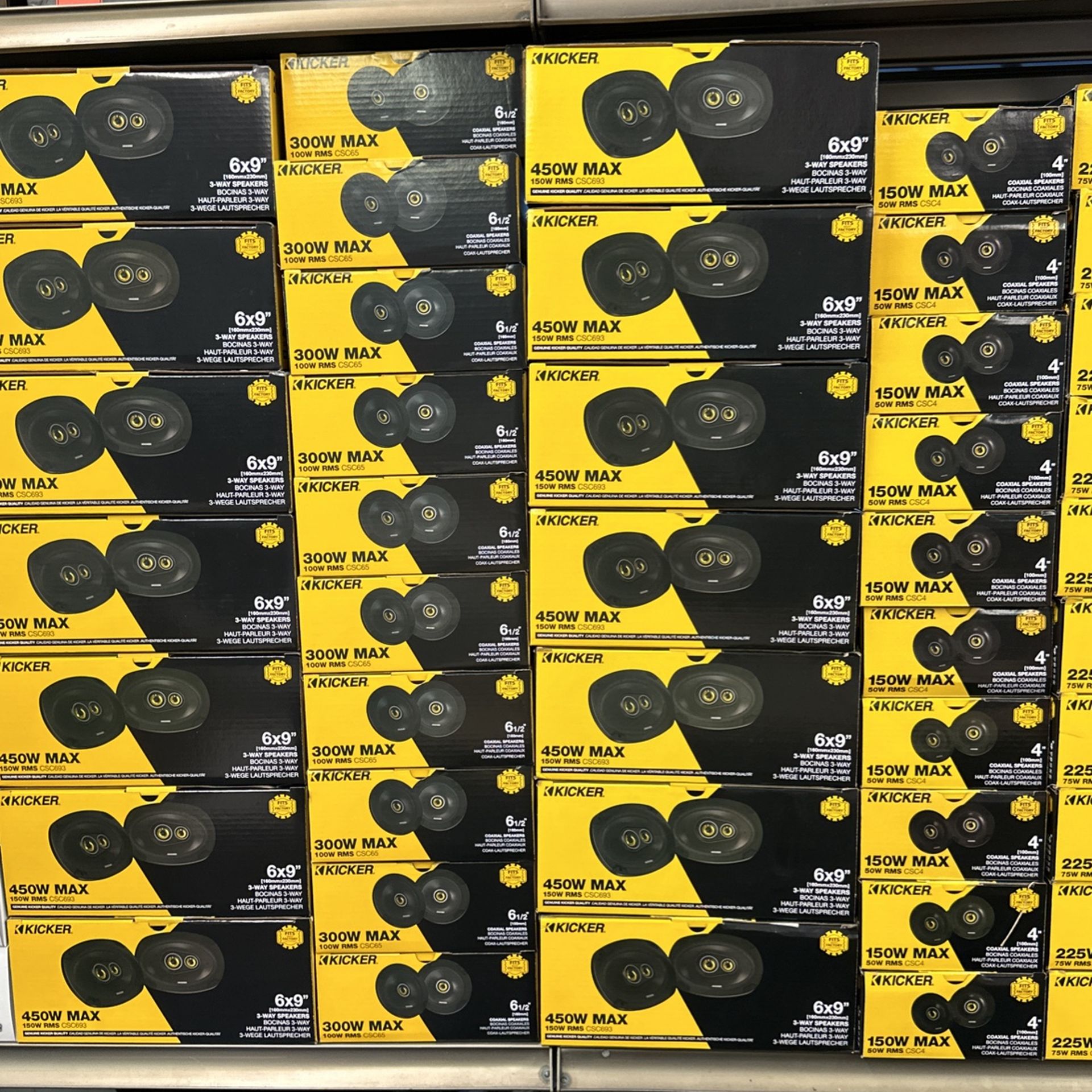 Kicker 6.5 Inch Speakers 300 Watt