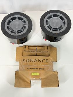 #618 Sonance VX42R Visual Experience Series 4" 2-Way Ceiling Speakers OPEN BOX