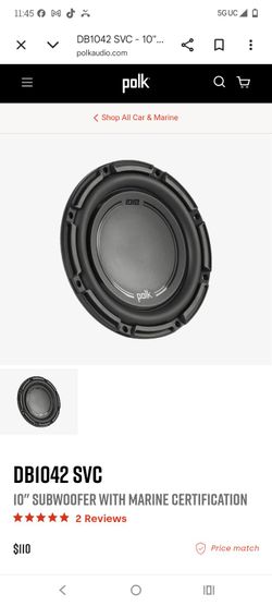 Polk SVC subwoofer