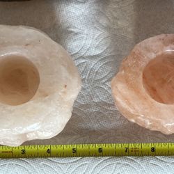 Himalayan Salt Candle Holders