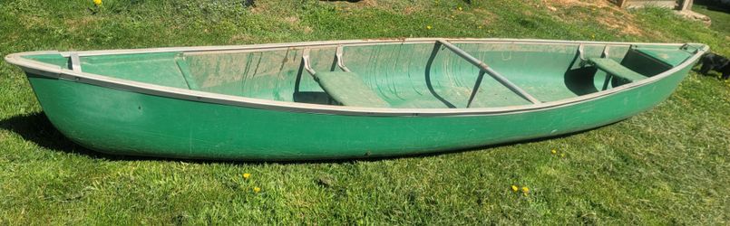 Coleman RAM-X 15 Ft Canoe - Green 3-Person Lake & River BoatPrice: