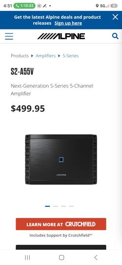 Alpine 5 channel amp