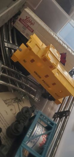 Union Pacific Yellow Caboose Toy Train Car