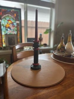 Made In Sweden Wooden Christmas Candle Holder 