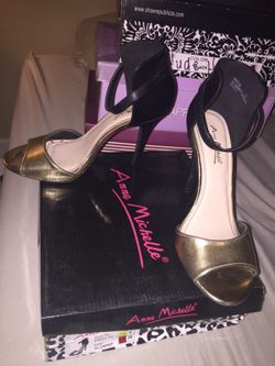 Gold heels