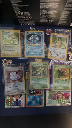 Vintage Pokémon Card Lot English and Japanese