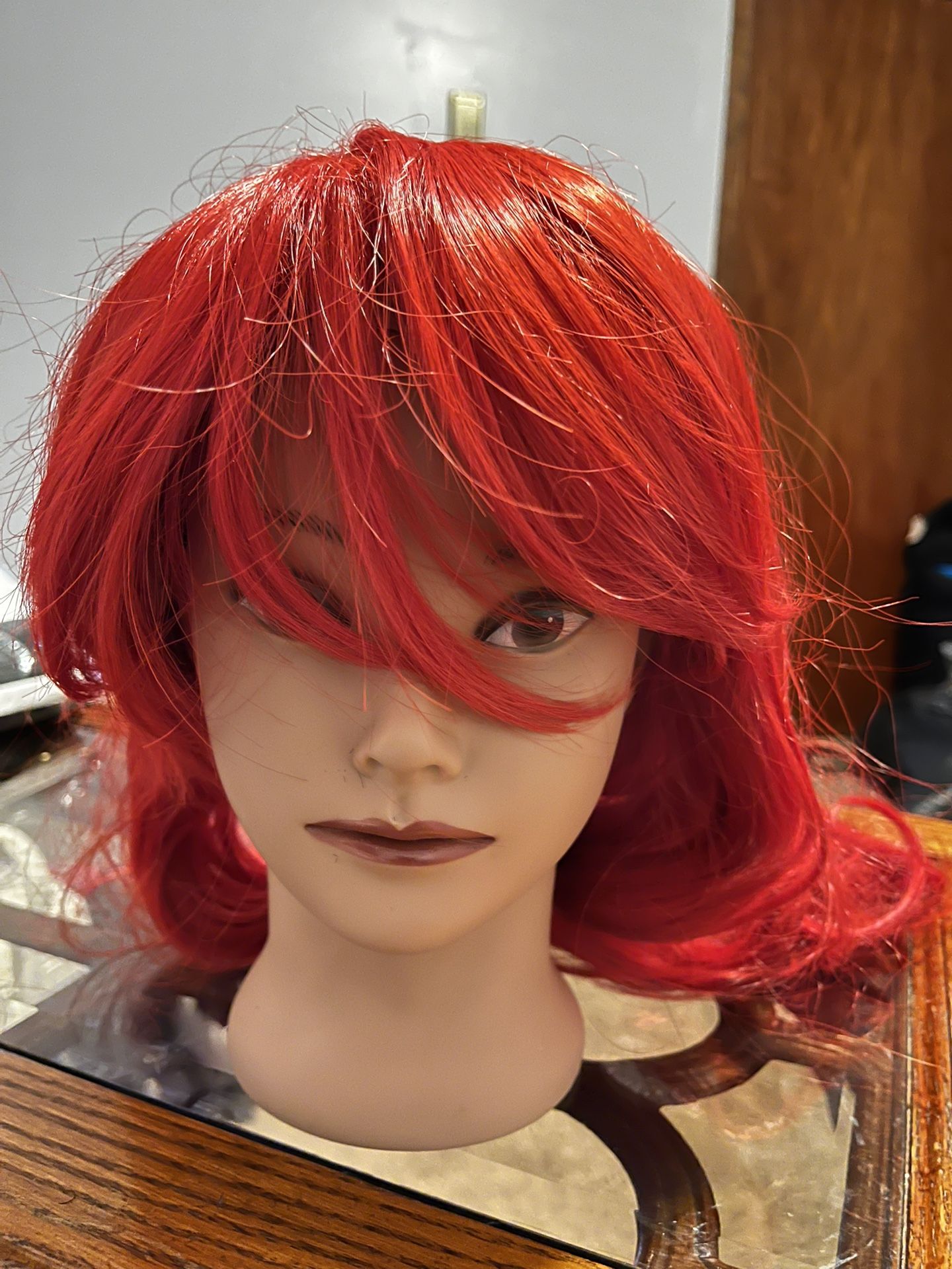 Red Long Curly Cosplay Wig