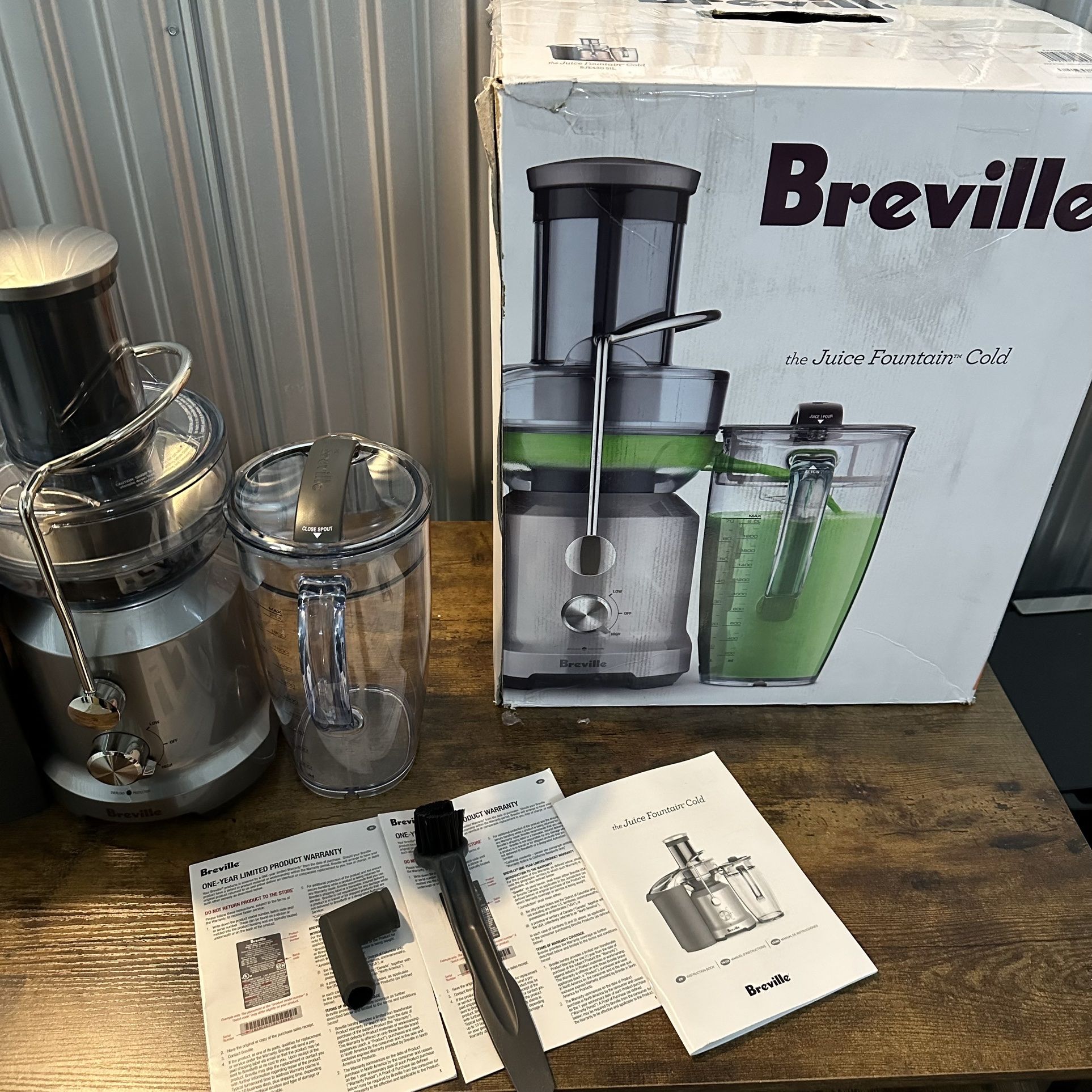 Cold Juice Fountain (BJE430SIL), Breville