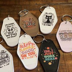 Hotel Style Keychains