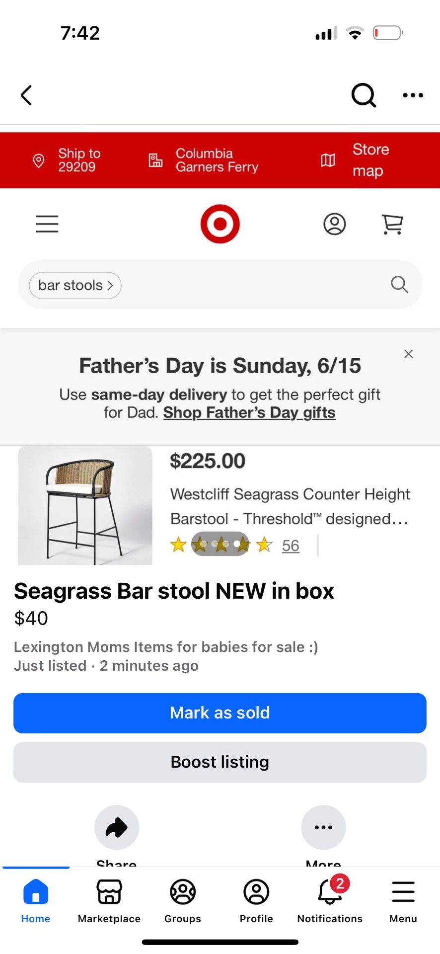 Counter stool