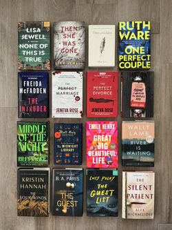 Thriller Mystery Suspense Crime Historical Fiction Hardcover Books