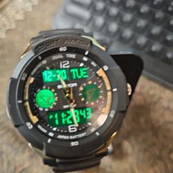 MEN'S DIGITAL/ANALOG  WATER PROOF