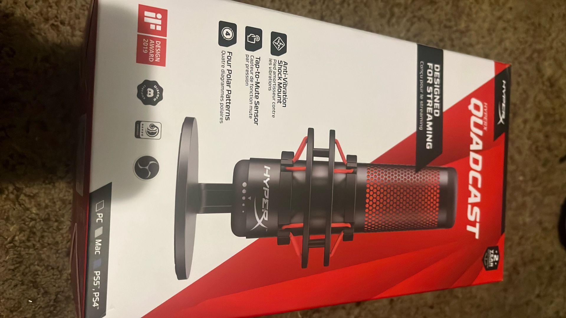 HYPER X QUADCAST MICROPHONE 
