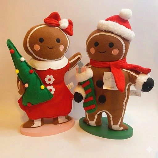 18" Gingerbread Boy & GIRL