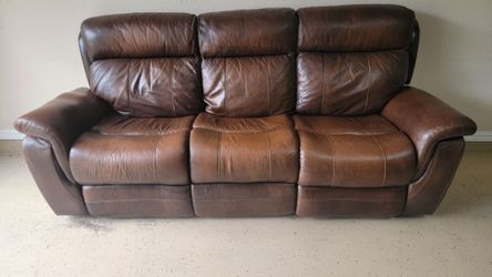 Leather Sofa & Loveseat