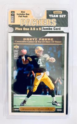 Green Bay Packers football cards NEW in box