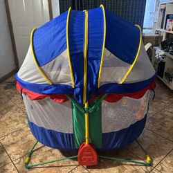 Vintage Fisher Price Dome Bounce Play yard 