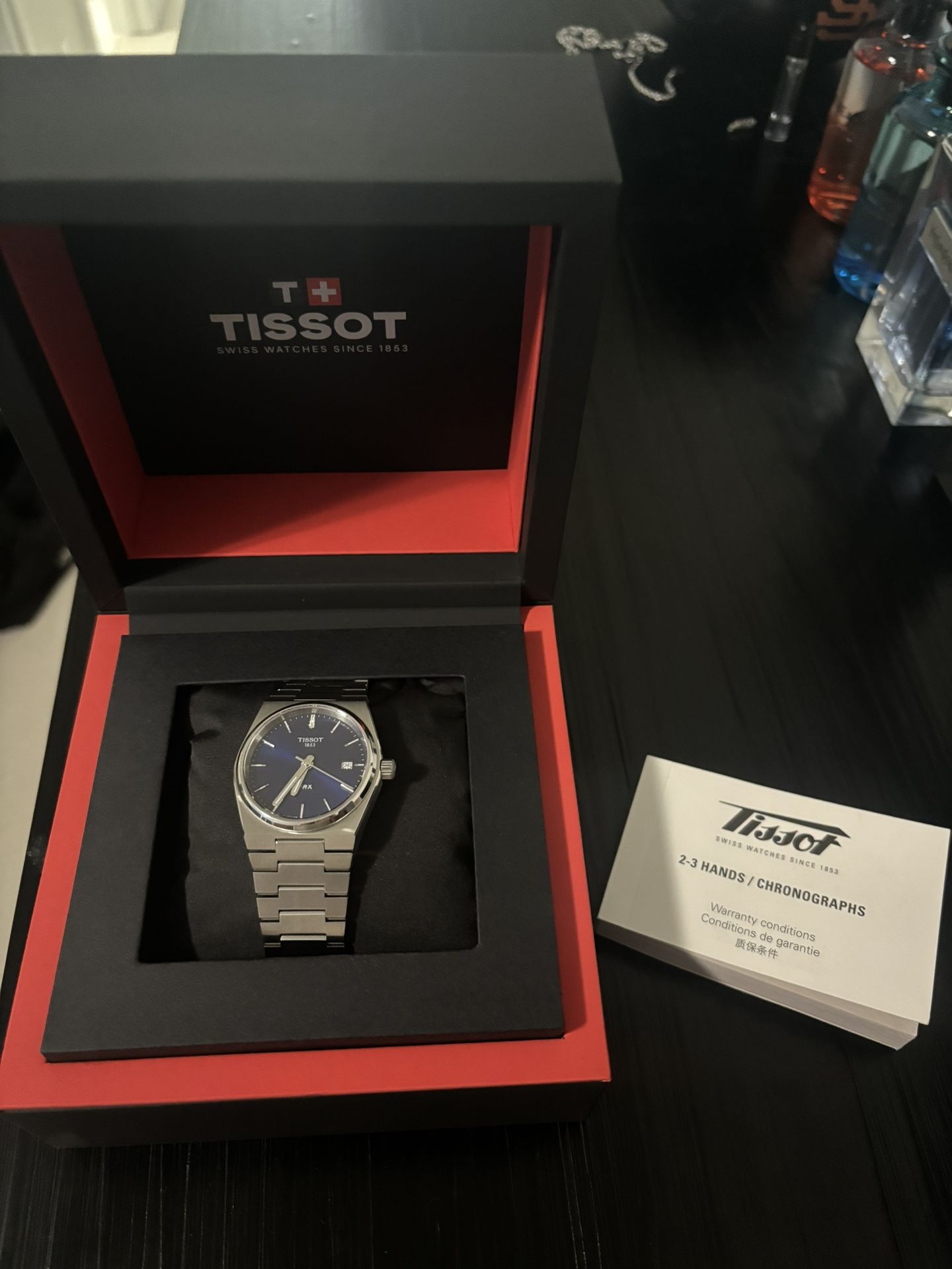 Tissot Blue Face Watch