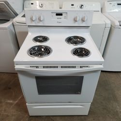 WHIRLPOOL ELECTRIC STOVE DELIVERY IS AVAILABLE AND HOOK UP 60 DAYS WARRANTY 