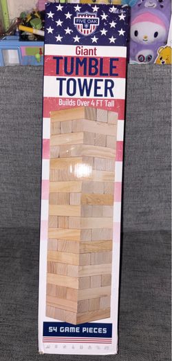 Giant tumble tower builds over 4ft tall