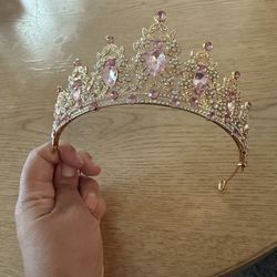 Tiara Pink With Gold 